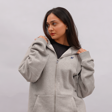 UNISEX ZIPPED HOODIE